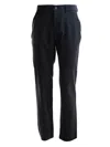 Cruna Wool-blend Trousers In Blue
