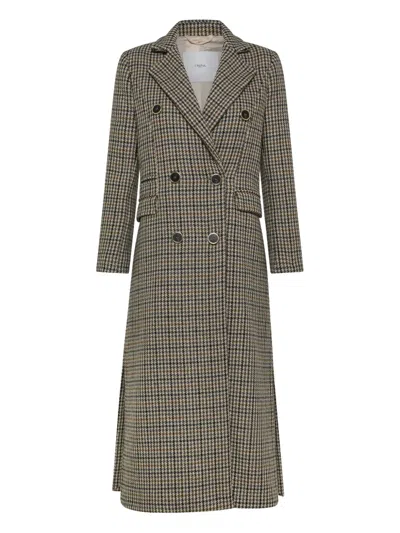 CRUNA IRINA DOUBLE-BREASTED COAT