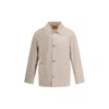 Cruna St. Honore Patch-pocket Button-front Jacket In Sand