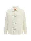 Cruna Corduroy Chore Jacket In White