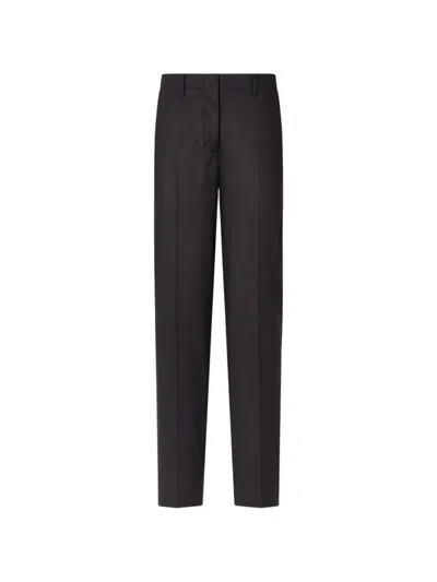 Cruna Jacqueline Pressed-crease Trousers In Black