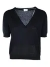 Cruna Short Sleeve Pullover In Blue