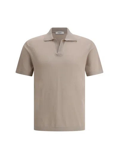 Cruna Levanti Polo Shirt In Sesamo