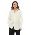 Cruna Classic-collar Button-front Shirt In White