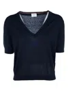 Cruna Short Sleeve Pullover In Blue