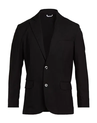 Cruna Man Blazer Black Size 44 Wool, Polyester, Elastane