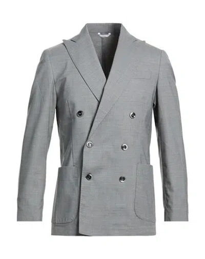 Cruna Man Blazer Grey Size 36 Wool, Polyester, Elastane In Gray