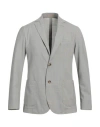Cruna Man Blazer Grey Size 40 Virgin Wool, Elastane