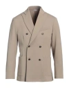 Cruna Man Blazer Khaki Size 38 Polyester, Virgin Wool, Elastane