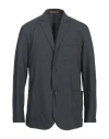 Cruna Man Blazer Lead Size 38 Virgin Wool, Elastane In Grey