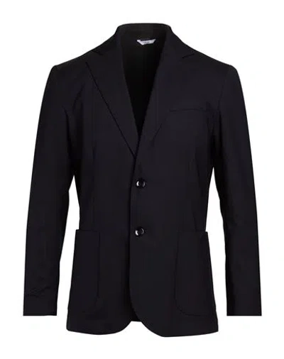 Cruna Man Blazer Midnight Blue Size 44 Wool, Polyester, Elastane