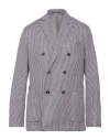 Cruna Man Blazer Navy Size 40 Cotton, Linen In Blue