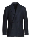 Cruna Man Blazer Navy Size 42 Virgin Wool In Blue