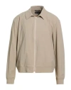 Cruna Man Jacket Beige Size 40 Polyamide, Elastane In Gray
