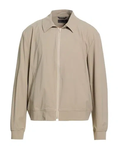 Cruna Man Jacket Beige Size 40 Polyamide, Elastane In Gray