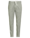 Cruna Man Jeans Sage Green Size 38 Cotton, Polyester, Elastane In Green