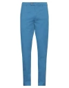 Cruna Man Pants Azure Size 30 Cotton, Elastane In Blue