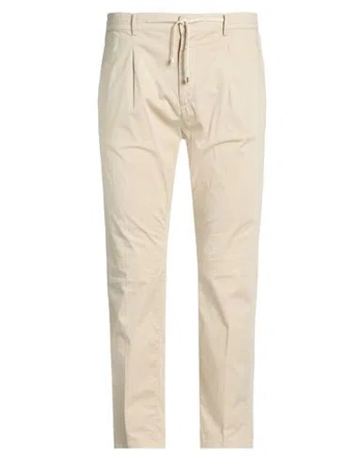 Cruna Man Pants Beige Size 30 Cotton, Elastane In Brown
