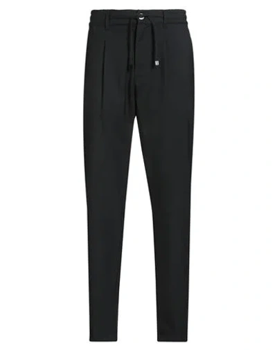 Cruna Man Pants Black Size 28 Wool, Polyester, Elastane In Multi