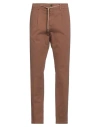 Cruna Man Pants Brown Size 28 Cotton, Elastane