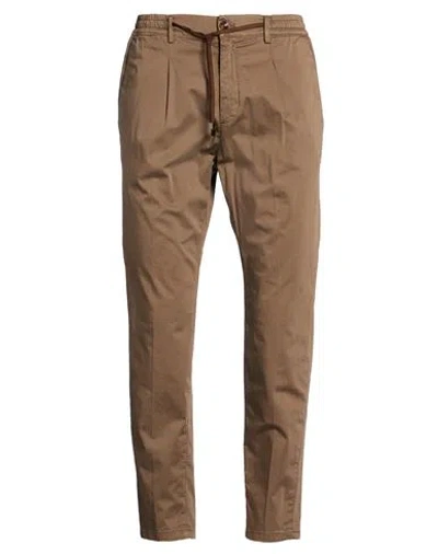Cruna Man Pants Brown Size 32 Cotton, Elastane