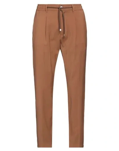 Cruna Man Pants Brown Size 32 Virgin Wool In Brown