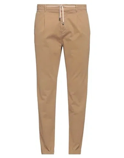 Cruna Man Pants Camel Size 38 Cotton, Elastane In Nude