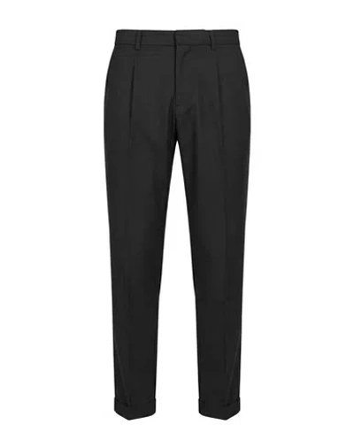 Cruna Man Pants Charcoal Size 28 Wool, Polyester, Elastane In Gray