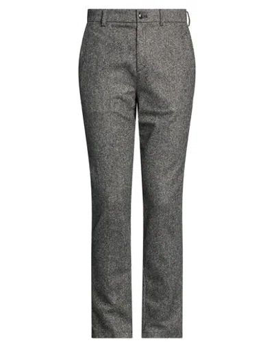 Cruna Man Pants Charcoal Size 30 Wool, Polyester, Polyamide, Silk, Elastane In Gray