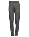 Cruna Man Pants Charcoal Size 32 Wool, Polyester, Polyamide, Silk, Elastane In Gray