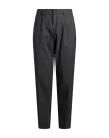 Cruna Man Pants Charcoal Size 34 Wool, Polyester, Elastane In Black
