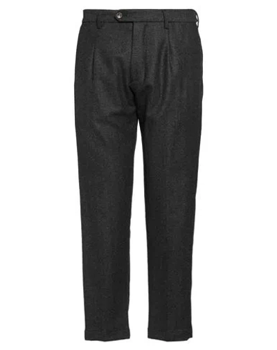 Cruna Man Pants Charcoal Size 36 Wool, Polyester, Polyamide, Elastane In Grey