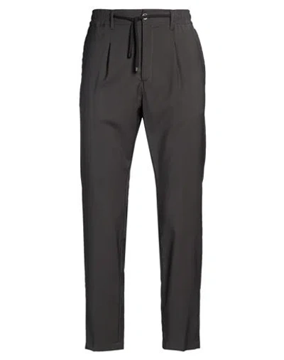 Cruna Man Pants Charcoal Size 40 Cotton, Elastane In Gray