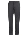 Cruna Man Pants Charcoal Size 40 Polyester, Virgin Wool, Elastane