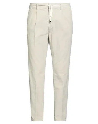 Cruna Man Pants Cream Size 38 Cotton, Elastane In White