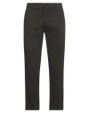 Cruna Man Pants Dark Brown Size 32 Cotton, Elastane
