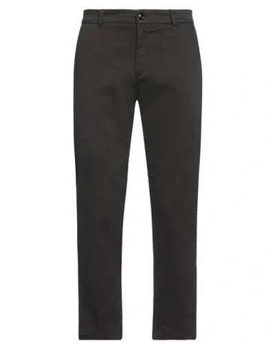 Cruna Man Pants Dark Brown Size 32 Cotton, Elastane
