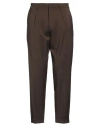 Cruna Man Pants Dark Brown Size 34 Virgin Wool