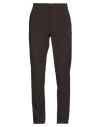 Cruna Man Pants Dark Brown Size 38 Polyester, Elastane In Brown