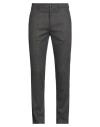 Cruna Man Pants Dark Brown Size 38 Viscose, Polyester, Virgin Wool, Elastane In Black