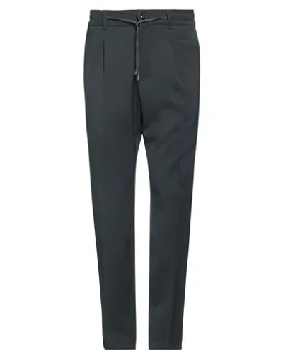 Cruna Man Pants Dark Green Size 30 Polyester, Virgin Wool, Elastane