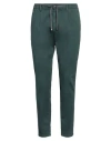 Cruna Man Pants Dark Green Size 38 Cotton, Elastane In Green
