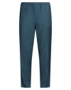 Cruna Man Pants Deep Teal Size 38 Virgin Wool, Polyamide, Elastane In Blue