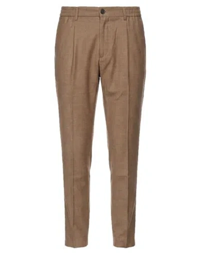 Cruna Man Pants Khaki Size 28 Virgin Wool In Brown