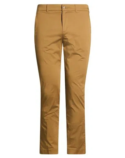 Cruna Man Pants Khaki Size 30 Cotton, Elastane In Red