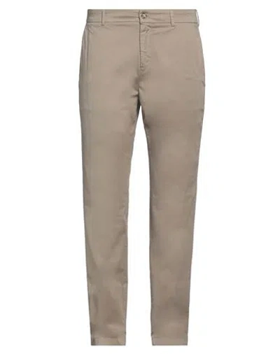 Cruna Man Pants Khaki Size 38 Cotton, Elastane In Beige