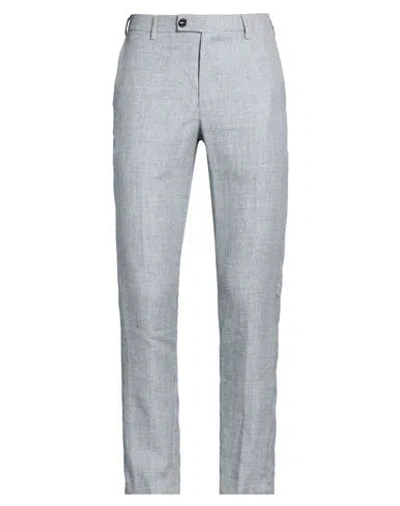 Cruna Man Pants Light Blue Size 38 Merino Wool, Linen
