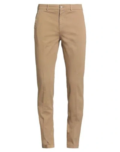 Cruna Man Pants Light Brown Size 32 Cotton, Elastane In Sand