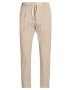 Cruna Man Pants Light Brown Size 32 Polyester, Elastane In Neutral