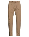 Cruna Man Pants Light Brown Size 38 Cotton, Elastane In Neutral